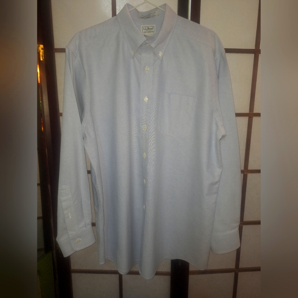LL BEAN MENS DRESS SHIRT 16.5